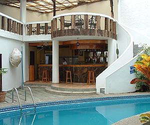 Inside our hotel in Puerto Ayora, Galapagos Islands.